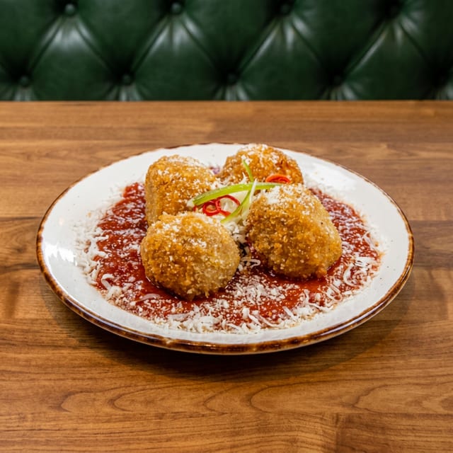 Masala Arancini Balls.