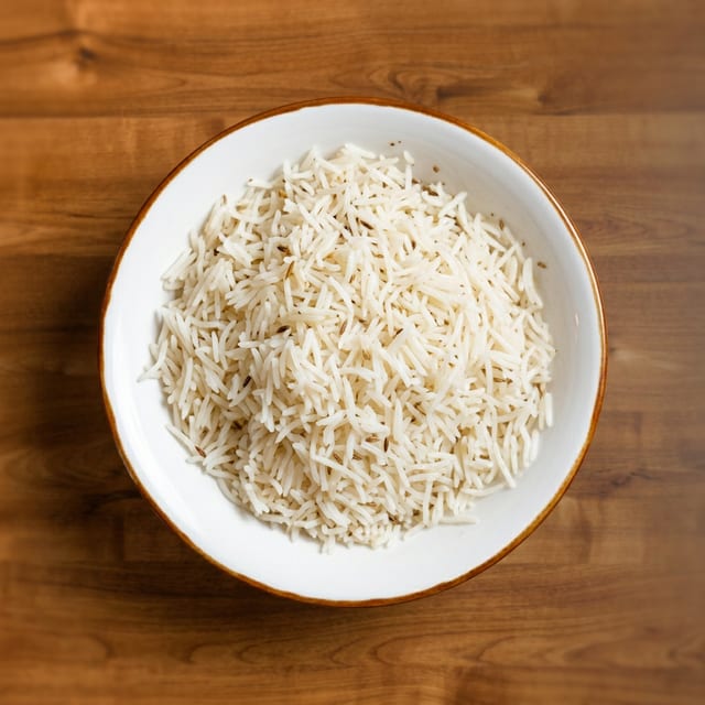 Steamed Rice.